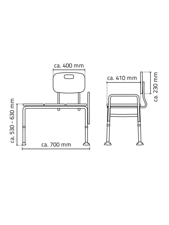 Ridder vannas sols, balts, 150 kg, a0120101