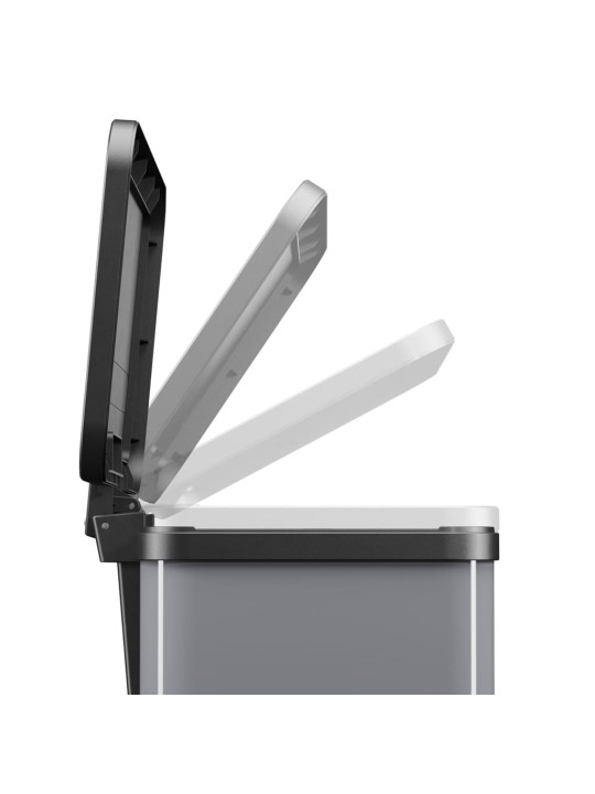 Hailo atkritumu tvertne oko trio plus, l, 3 x 9 l, sudraba, 0633-220