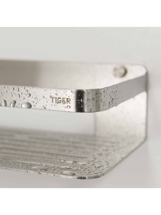 Tiger vannasistabas plaukts caddy, sudraba krāsā, 1400030946