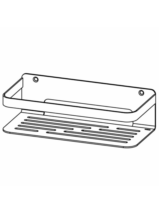 Tiger vannasistabas plaukts caddy, sudraba krāsā, 1400030946