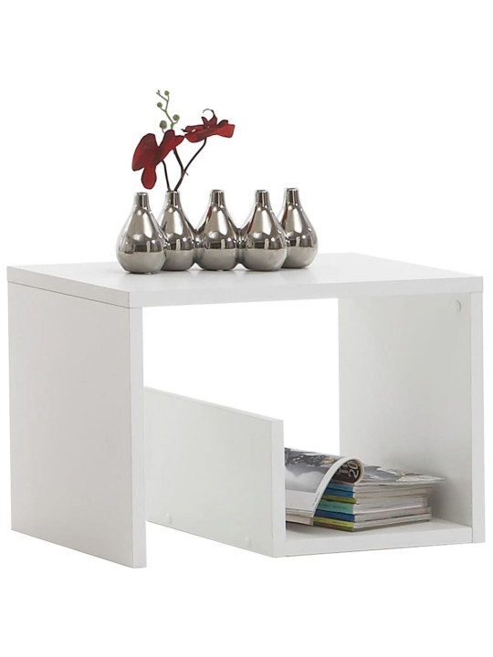 Fmd kafijas galdiņš, 2-vienā, 59,1x35,8x37,8 cm, balts