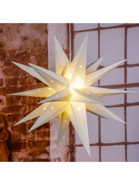 Hi led ziemassvētku laterna, zvaigznes forma, 58 cm