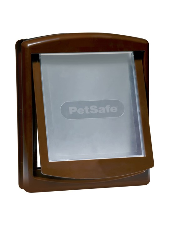 Petsafe divvirzienu mājdzīvnieku durvis, m izmērs, 26,7x22,8cm, brūnas