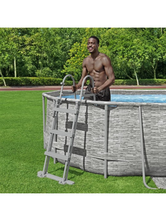 Bestway baseina kāpnes Flowclear, 4 pakāpieni, 107 cm