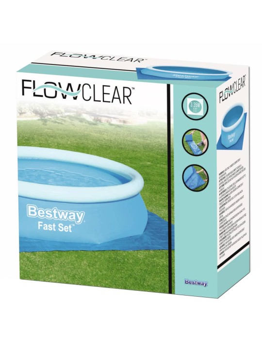Bestway baseina pamatnes pārklājs flowclear, 335x335 cm