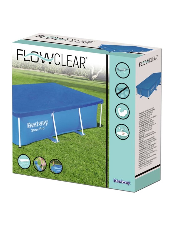 Bestway baseina pārklājs flowclear, 259x170 cm
