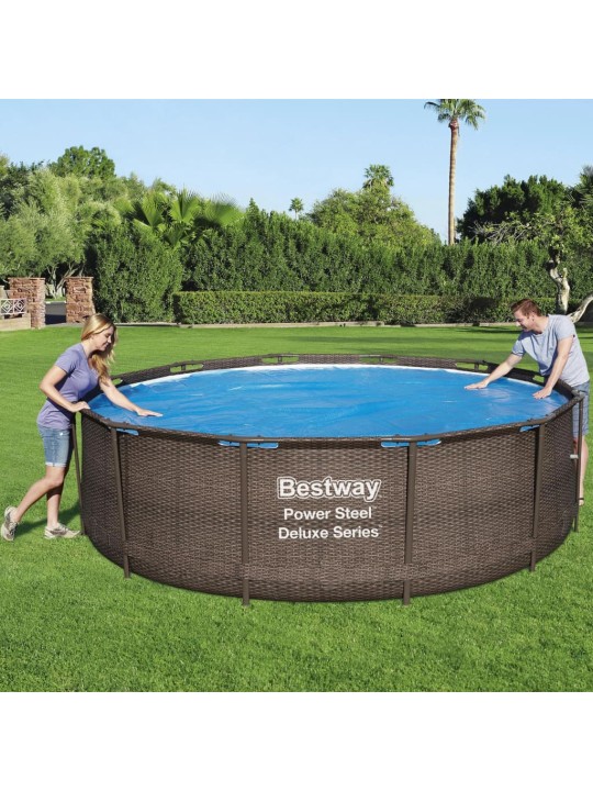 Bestway solārais baseina pārklājs Flowclear, 356 cm