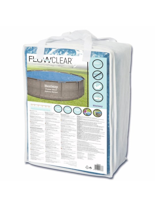 Bestway solārais baseina pārklājs Flowclear, 356 cm