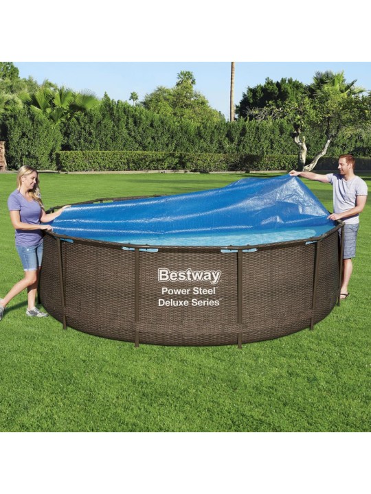 Bestway solārais baseina pārklājs Flowclear, 356 cm