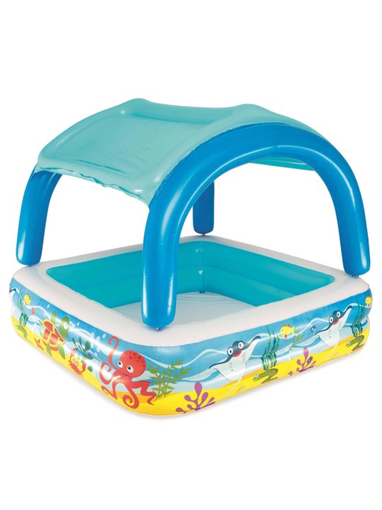 Bestway rotaļu baseins ar jumtu, 140x140x114 cm, zils, 52192