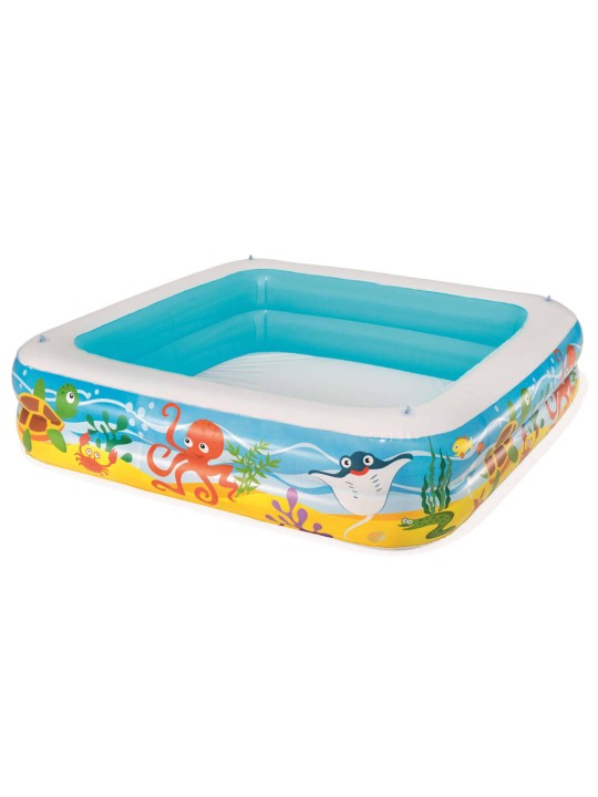 Bestway rotaļu baseins ar jumtu, 140x140x114 cm, zils, 52192