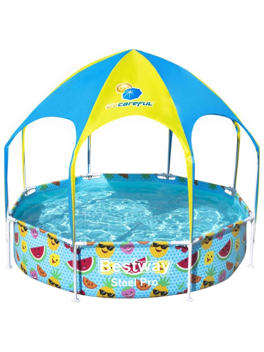 Bestway Steel Pro baseins bērniem UV Careful, 244x51 cm