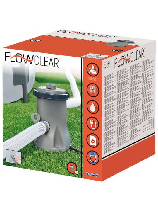 Bestway Flowclear baseina filtra sūknis, 330 gal