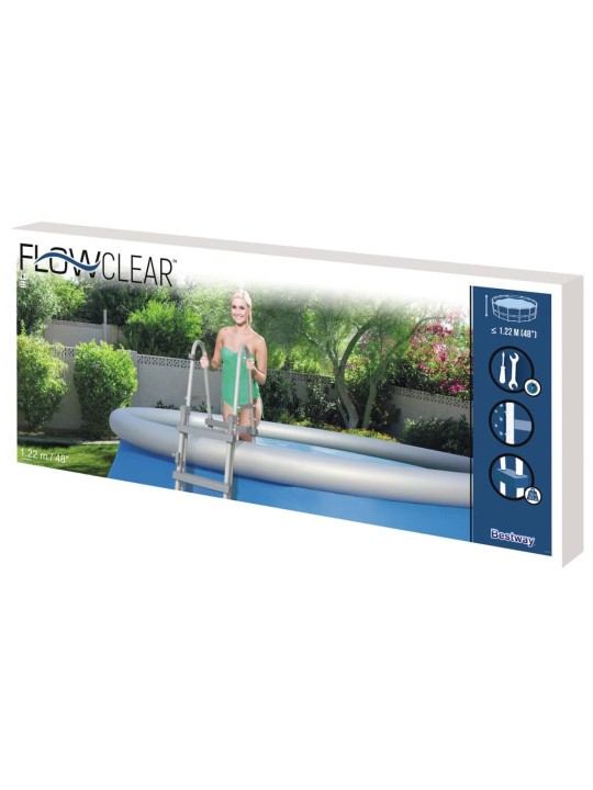 Bestway baseina kāpnes Flowclear, 4 pakāpieni, 122 cm