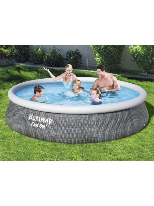 Bestway fast set piepūšamais baseins ar sūkni, 396x84 cm
