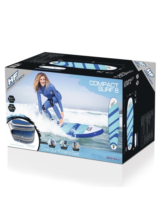 Bestway piepūšams sērfa dēlis hydro force, 243x57x7 cm