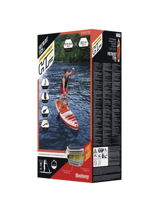 Bestway hydro-force sup dēlis fastblast tech set, 381x76x15 cm