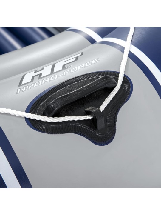 Bestway piepūšamā laiva hydro-force, ar airiem un pumpi, zila