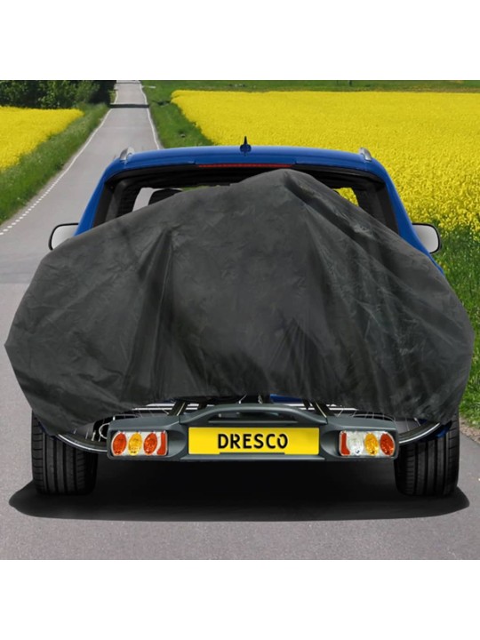 Dresco velosipēda pārsegs 1 ritenim, elastīgs, melns