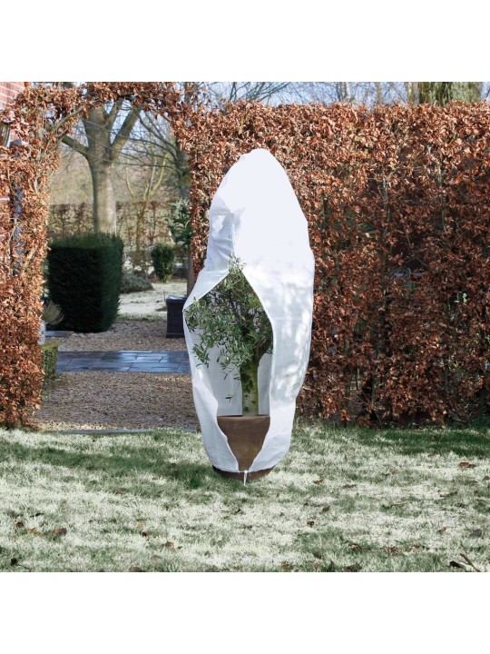 Nature augu ziemas pārsegs, rāvējslēdzējs, 70 g/m², balts, 1,5x1,5x2 m