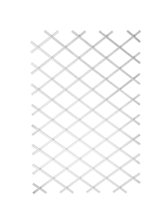 Nature dārza špalera, 100x200 cm, balts pvc, 6040703