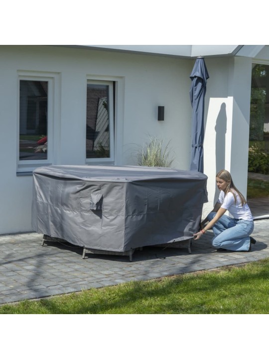 Madison dārza mēbeļu pārklājs, apaļš, 320 cm, pelēks