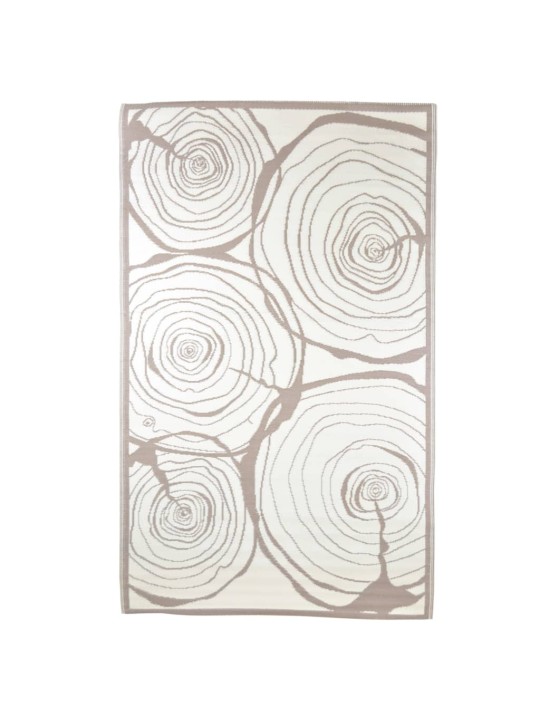 Esschert design āra paklājs, 240x150 cm, stumbra gredzeni