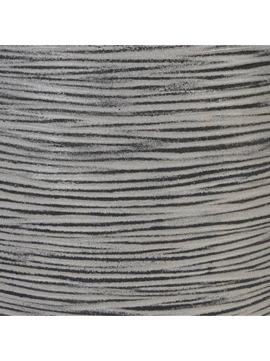Capi vāze nature rib, cilindriska forma, 46x58 cm, pelēka, kofz783
