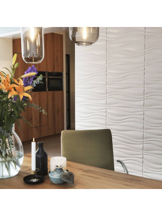 Wallart sienas paneļi, waves, 12 gab., 3d, ga-wa04