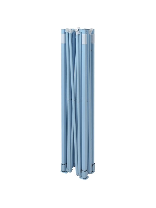 Saliekama telts, 3x4,5 m, 4 sānu sienas, ātri uzstādāma, zila
