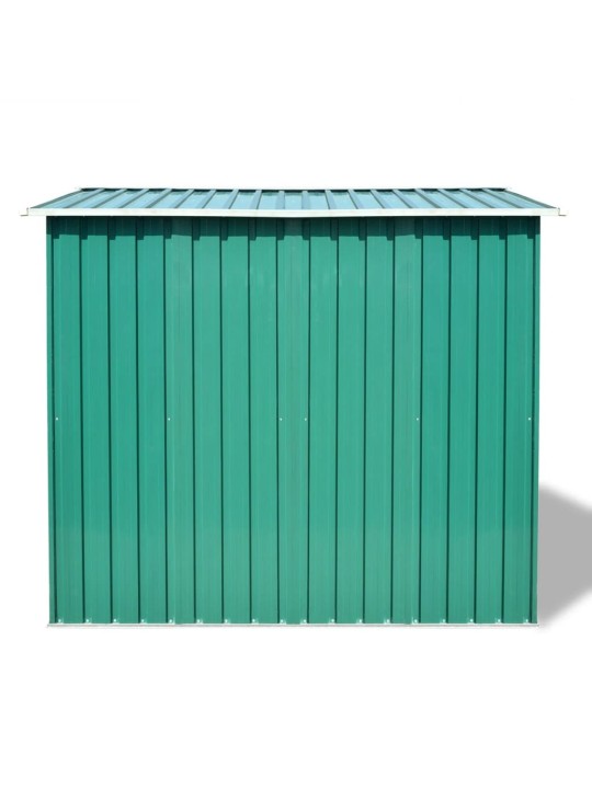 Dārza šķūnis, 257x205x178 cm, zaļš metāls