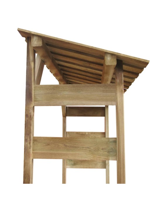 Malkas nojume, 150x44x176 cm, impregnēts priedes koks