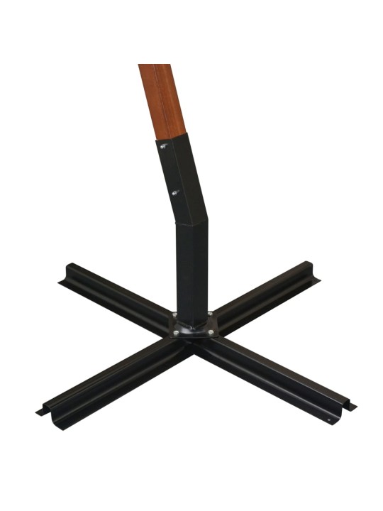 Saulessargs, iekarams, 350 cm, koka kāts, zaļš
