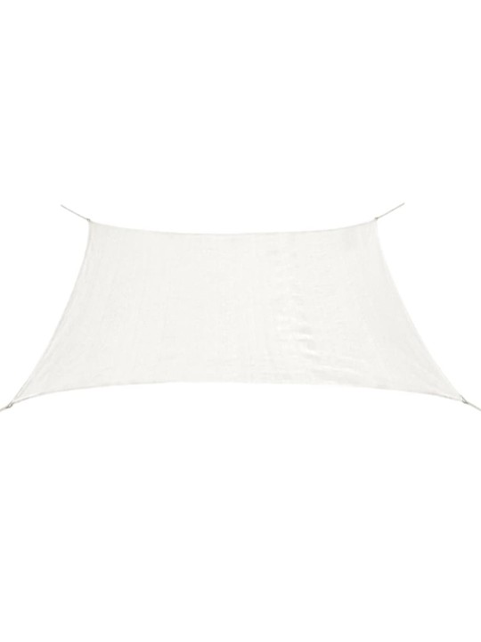 Taisnstūra saulessargs, 2x4 m, hdpe, balts