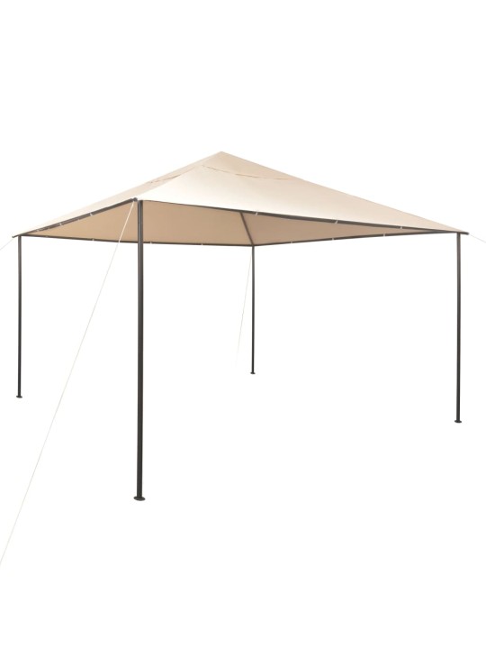 Dārza nojume, telts, 4x4 m, tērauds, bēša