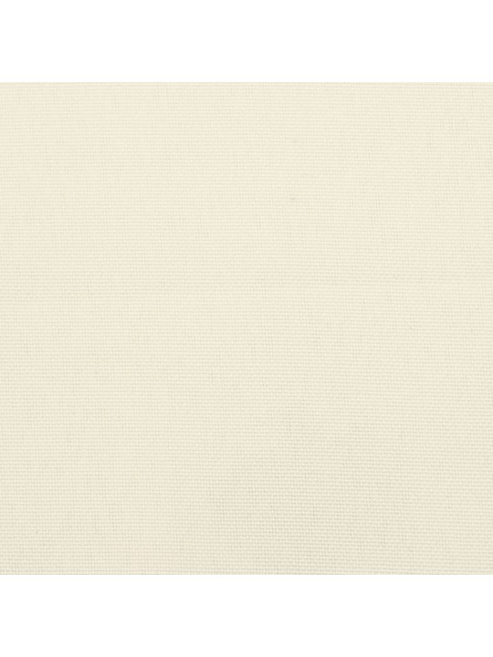Dārza krēslu spilveni, 2 gab., krēmkrāsas, 120x50x3 cm, audums