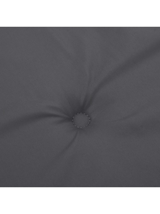 Dārza sola matracis, 100x50x4 cm, audums, antracītpelēks