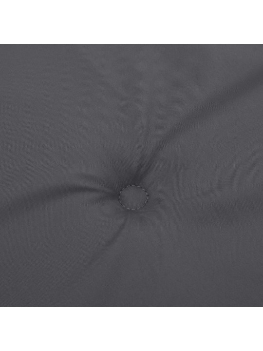 Dārza sola matracis, 150x50x3 cm, audums, antracītpelēks