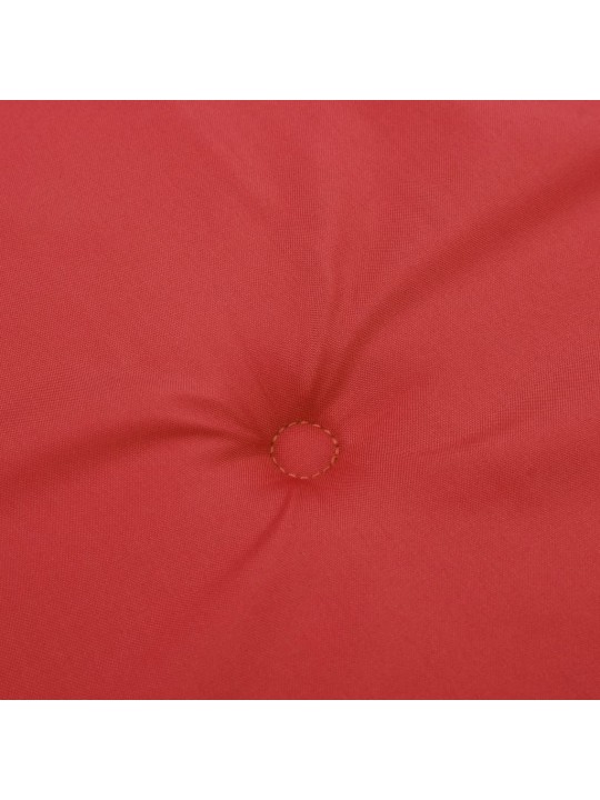 Dārza sola matracis, 150x50x3 cm, audums, sarkans