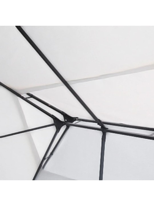 Dārza nojume, 3x4 m, balta