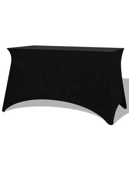 Galda pārvalki, 2 gab., 120x60,5x74cm, elastīgi, melni