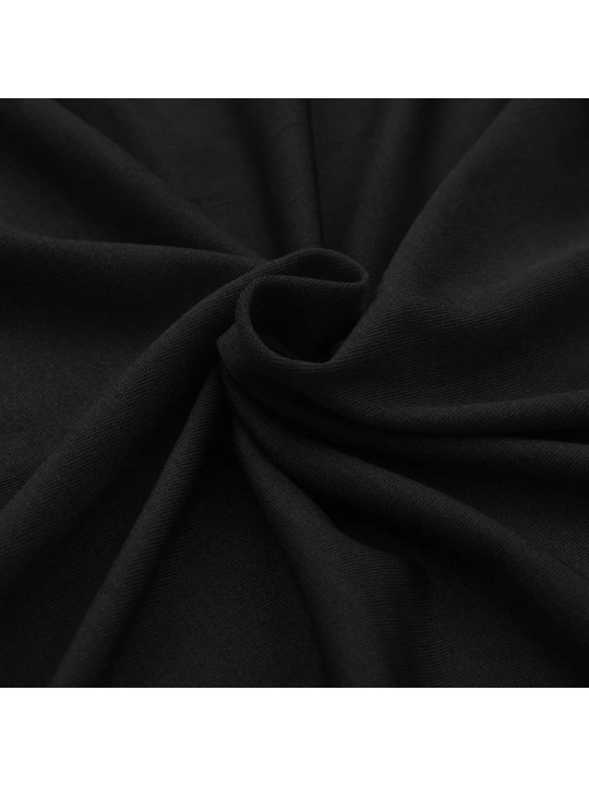 Galda pārvalki, 2 gab., 120x60,5x74cm, elastīgi, melni