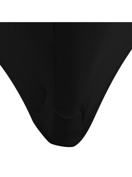 Galda pārvalki, 2 gab., 183x76x74 cm, elastīgi, melni