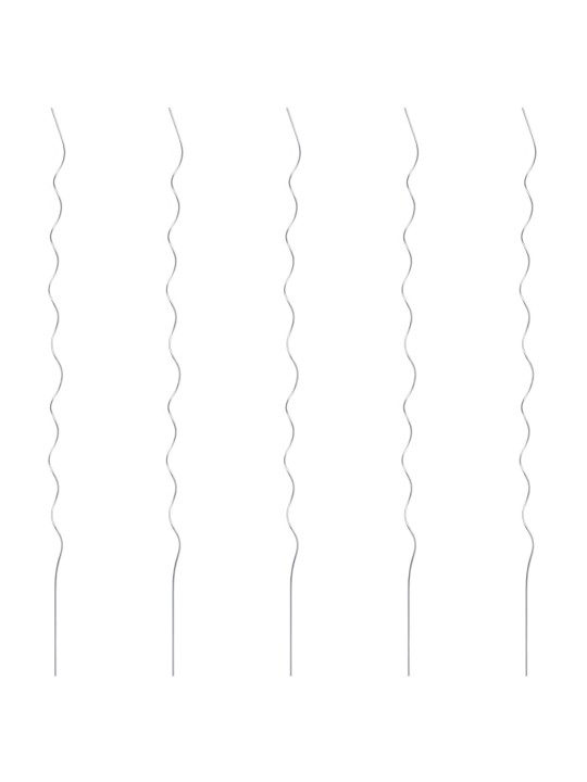 Mietiņi augiem, 5 gab., spirālveida, 170 cm, cinkots tērauds