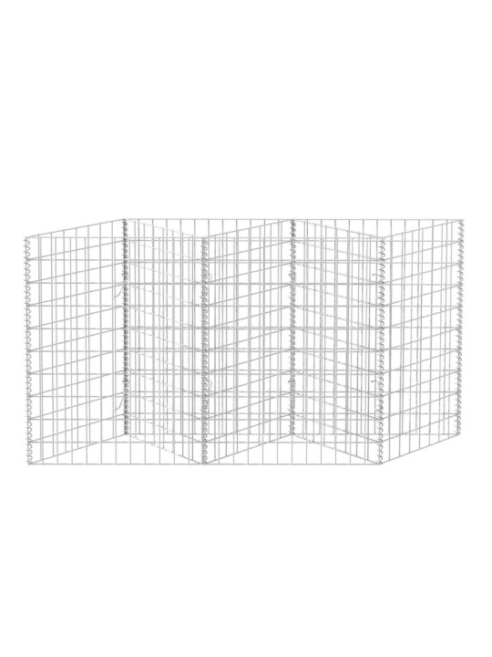 Gabions, cinkots tērauds, 120x30x100 cm