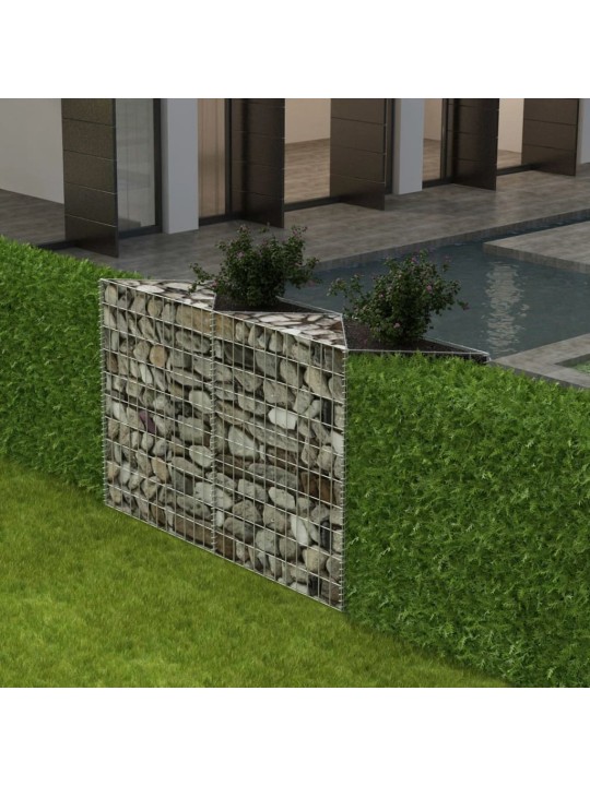 Gabions, cinkots tērauds, 120x30x100 cm