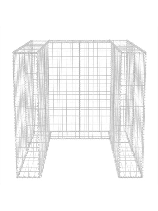Gabions atkritumu konteineriem, tērauds, 110x100x120 cm