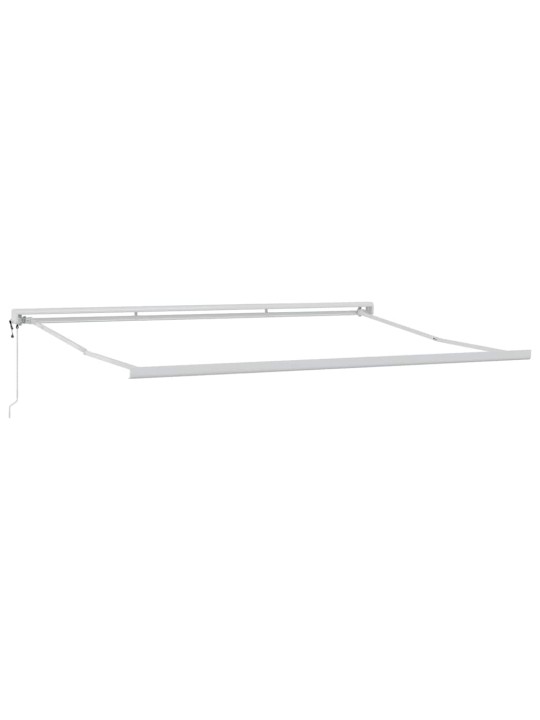 Markīze balts 4 × 3 m metāla