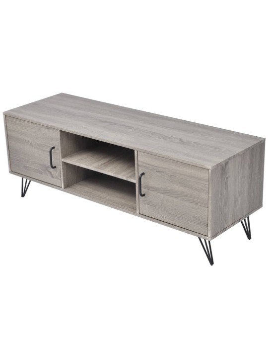 Tv galdiņš, 120x40x45 cm, pelēks