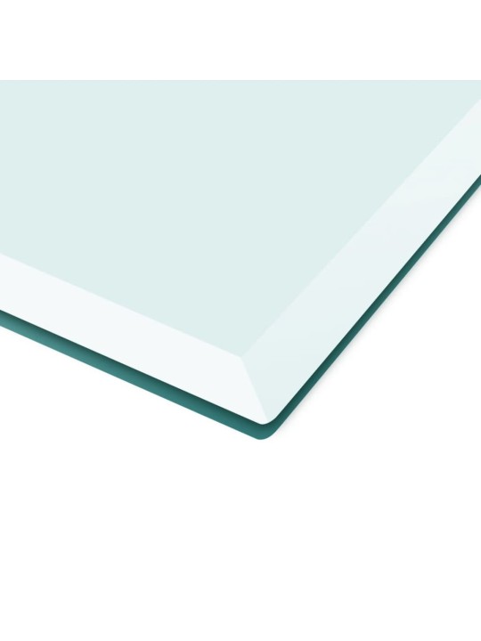 Galda virsma, 1200x650 mm, taisnstūraina, rūdīts stikls